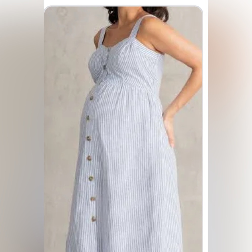 Striped Maternity Dress